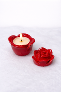 Red Rose Candle